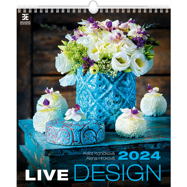 Calendrier mural Live Design 'Exclusive Edition' 2024