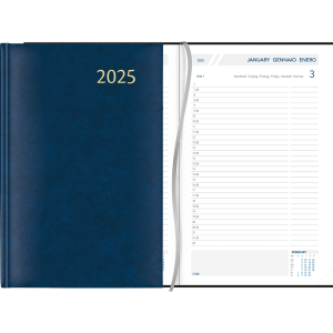 Agenda Daily 2025 Bleu
