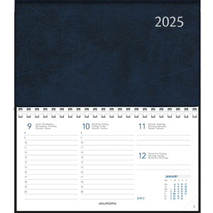 Agenda Novoplan 2025 bleu