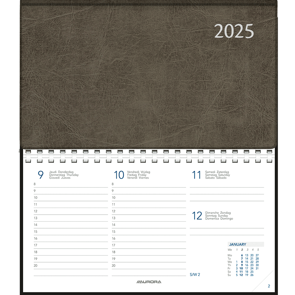 Agenda Novoplan 2025 Gris